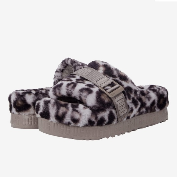NWT UGG Women’s Fluffita Panther Print Slipper - Size 6 PRICE IS FIRM - Picture 4 of 4
